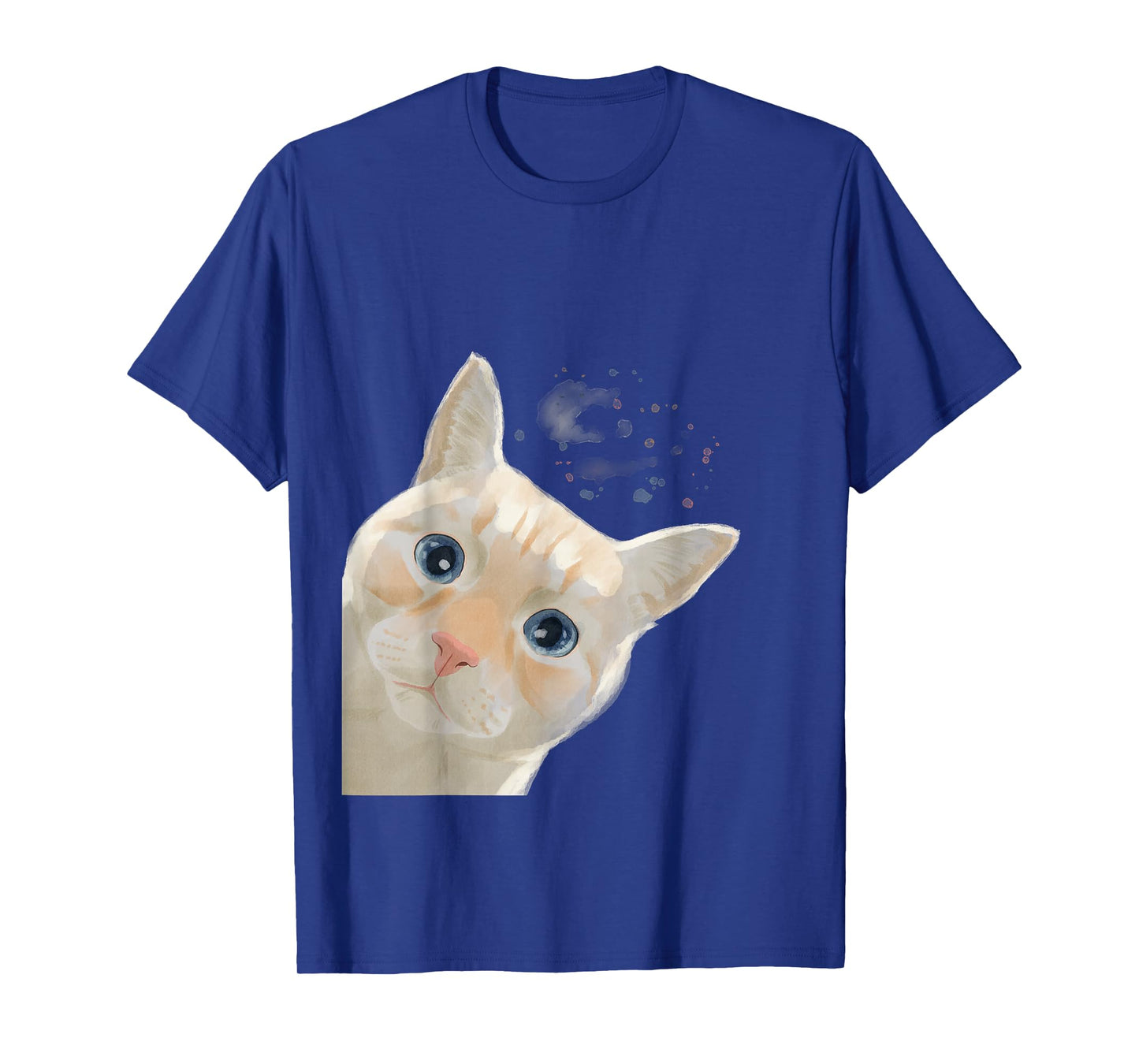 Funny Colorpoint Shorthair Curious Flame Point Siamese Cat T-Shirt