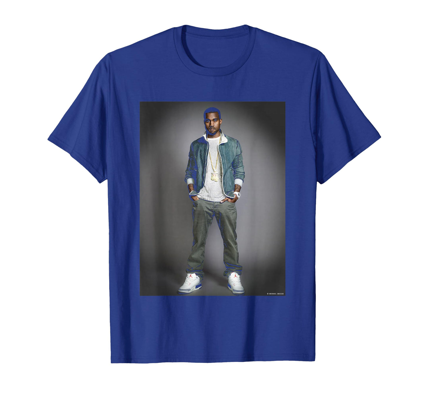 Rap Artist Kanye West by Michael Grecco T-Shirt