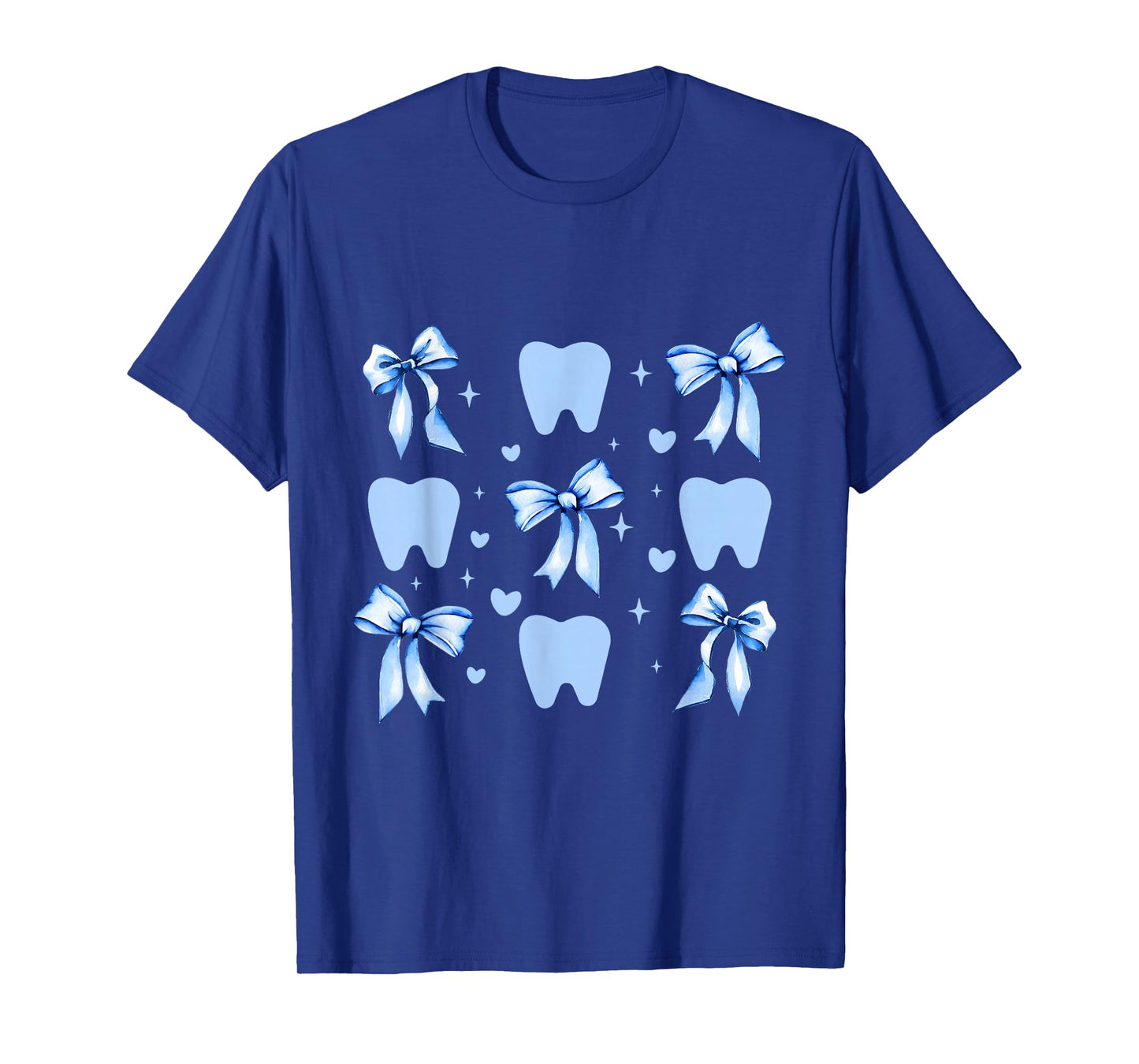 Cute Tooth Dental Assistant Coquette Bow Hygiene Oral RDH T-Shirt