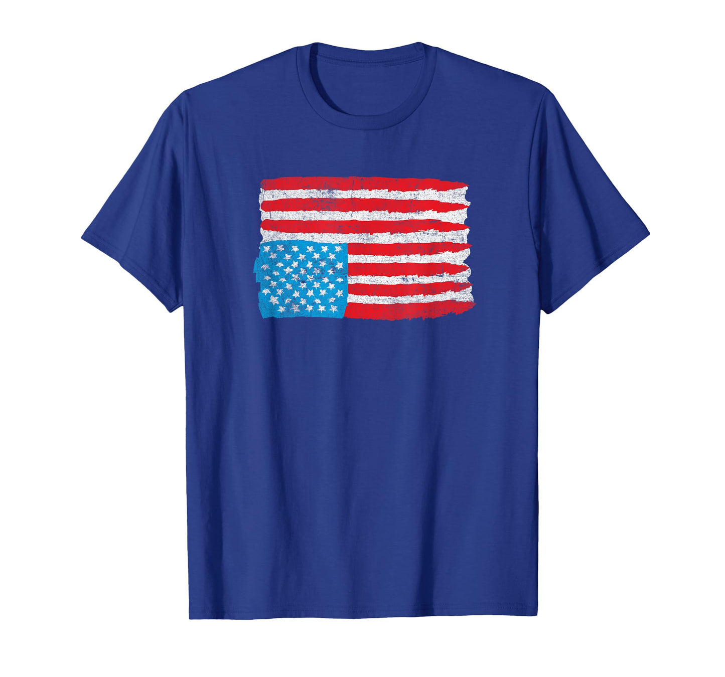 Resist Distressed Upside Down American Flag USA T-Shirt