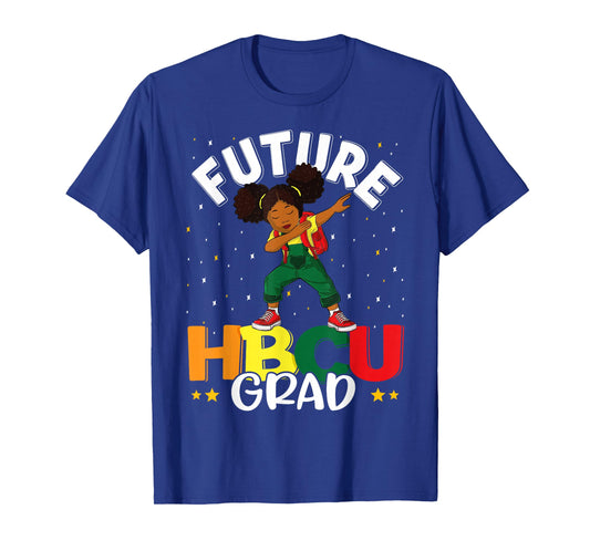 Future HBCU Grad Graduate Girl Afro Black College Graduation T-Shirt
