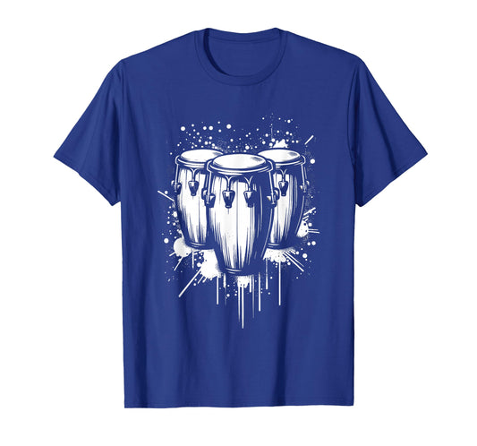 Splash Art Conga Congas Drum Drummer Drum Musician T-Shirt