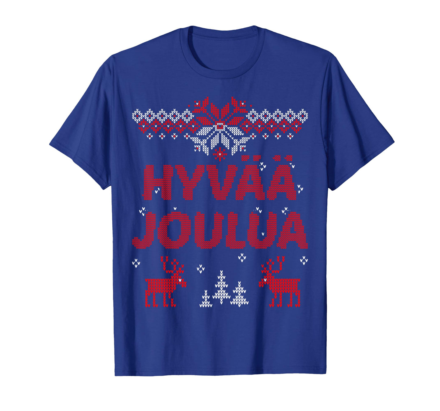 Hyvaa Joulua Finnish Merry Christmas Gift Idea T-Shirt