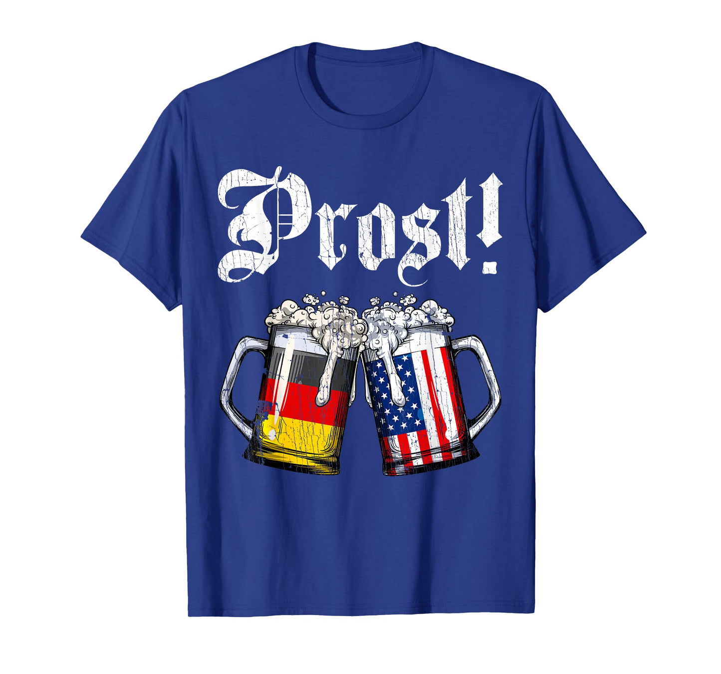 Prost Beer German American Flag Oktoberfest Men Women Mug T-Shirt