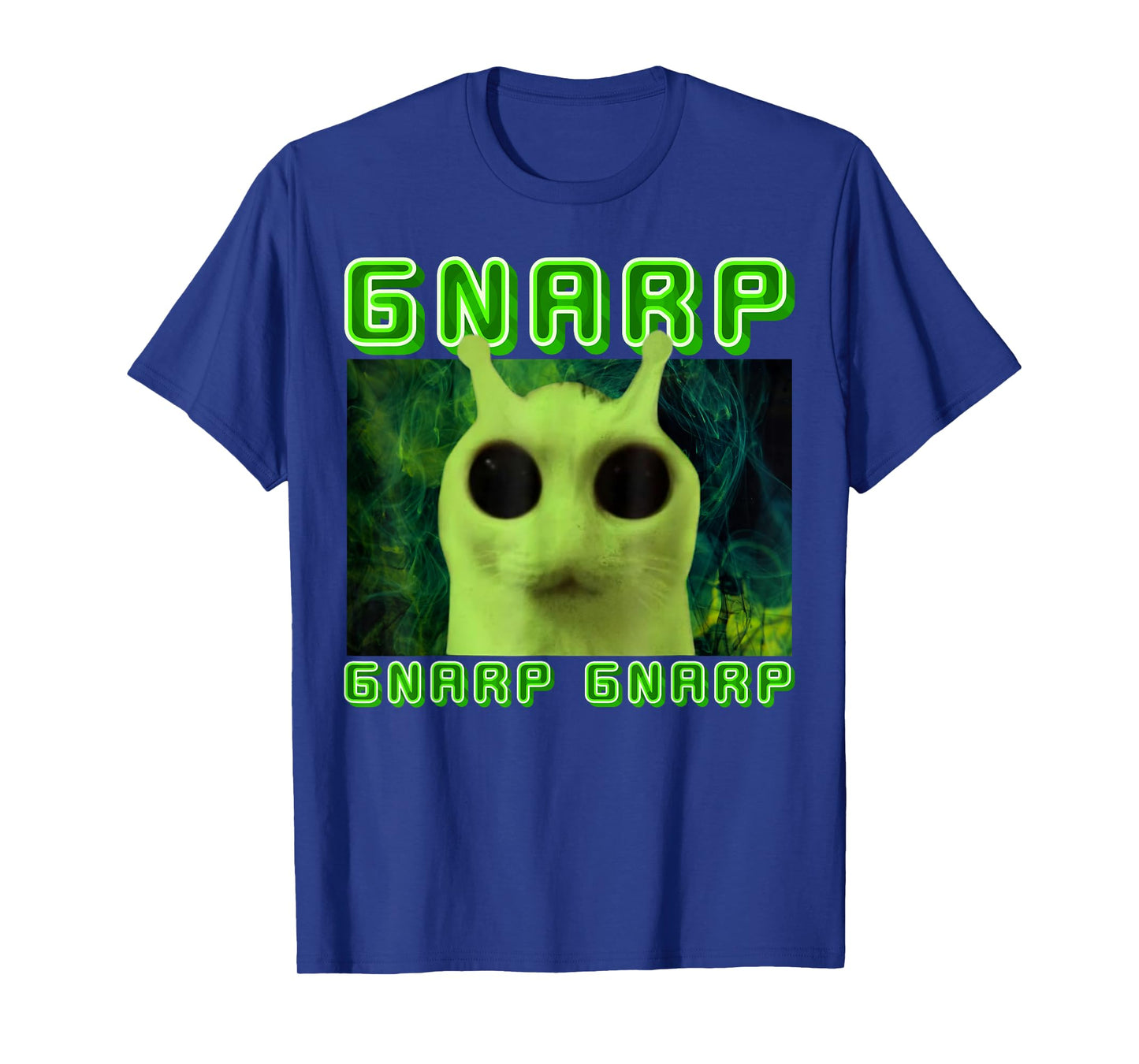 Gnarp Gnarp Cat Silly Alien Meme Cat Meme Brainrot Memes Men T-Shirt