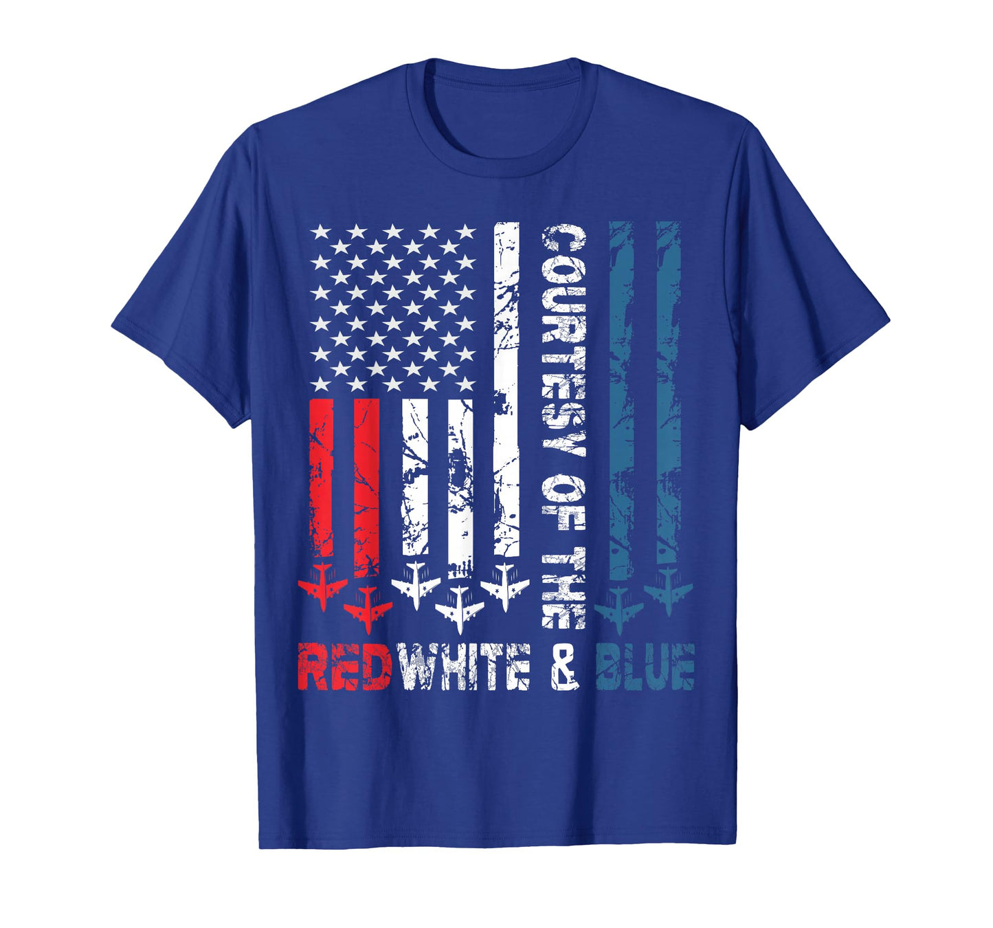 Courtesy of The Red White and Blue Vintage America US Flag T-Shirt