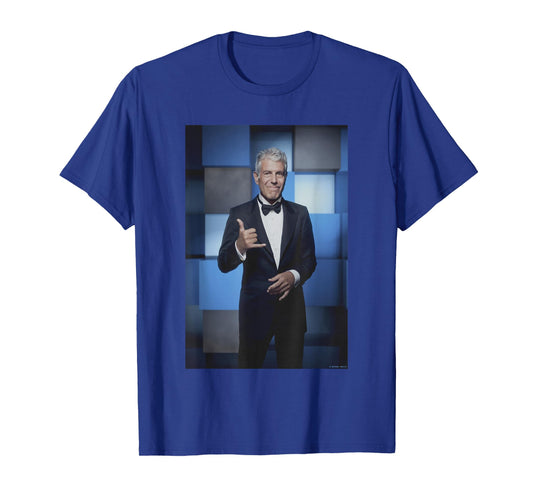 Anthony Bourdain Chef At The Emmys By Michael Grecco T-Shirt