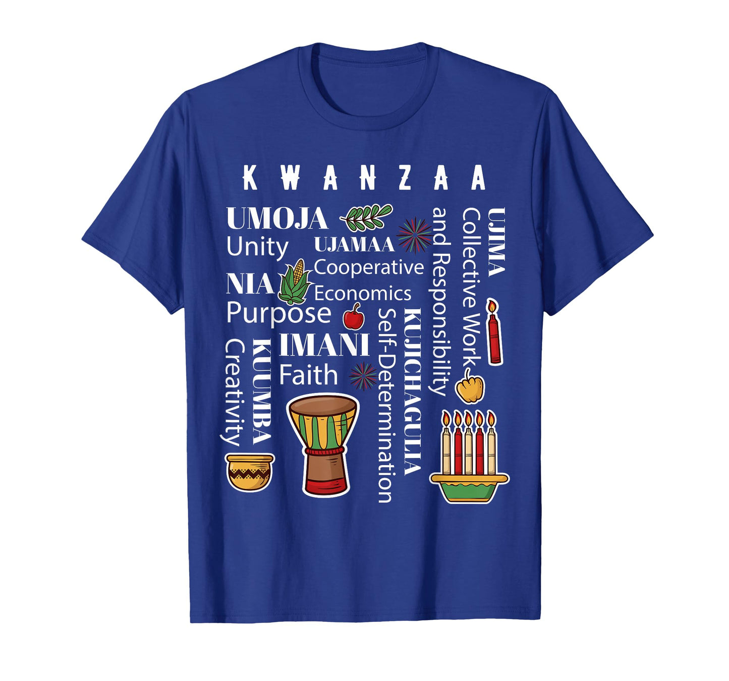 Happy Kwanzaa Family African American Christmas T-Shirt
