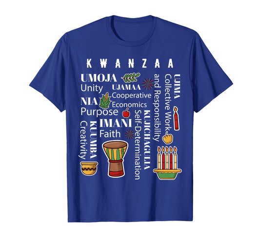 Happy Kwanzaa Family African American Christmas T-Shirt