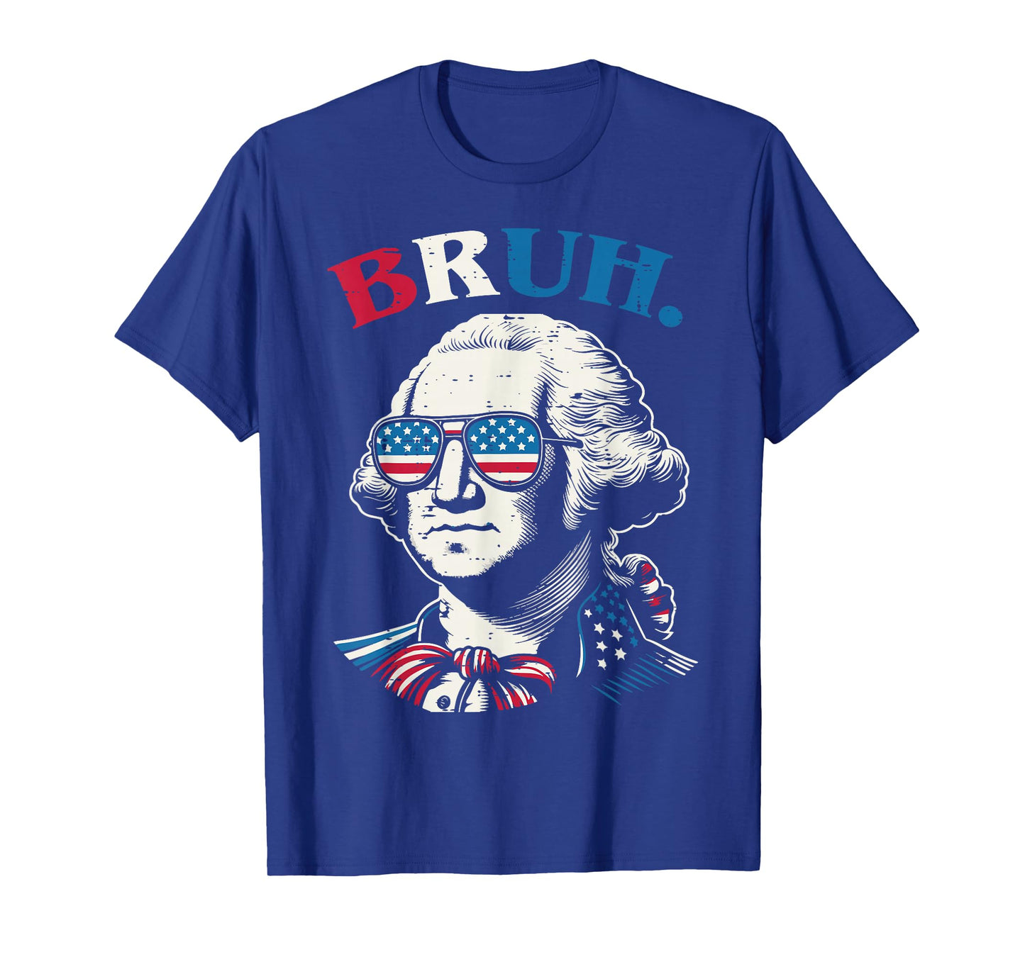 4th of July George Washington Bruh USA Meme Men Women Kids T-Shirt