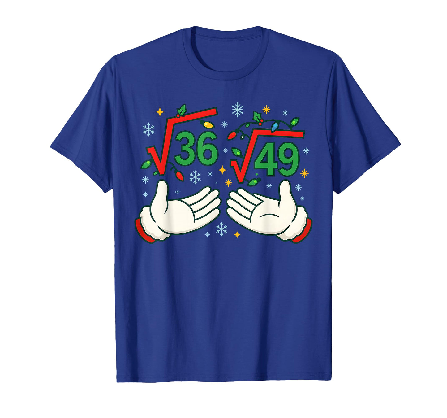 Funny Christmas 67 Square Root Math Teacher Six Seven Meme T-Shirt