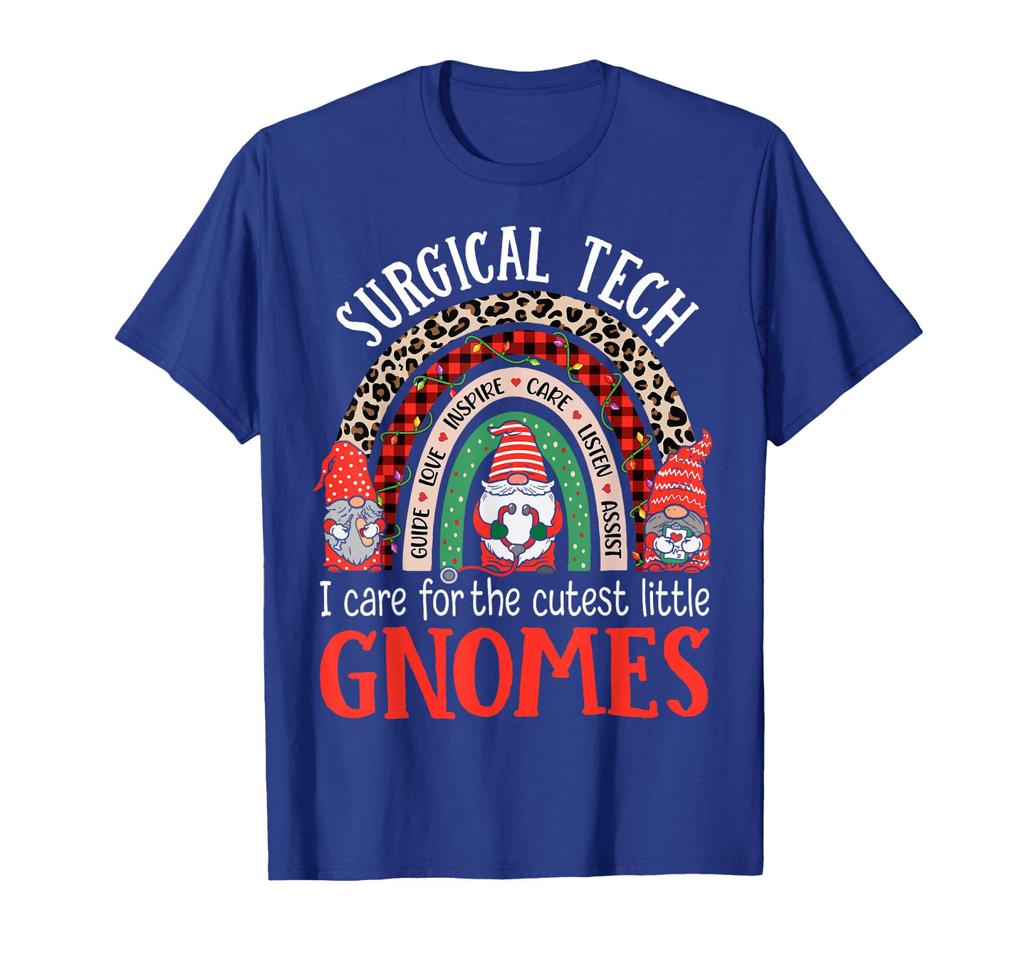 Christmas Surgical Tech Gnomes Surgical Nursing Technologist T-Shirt