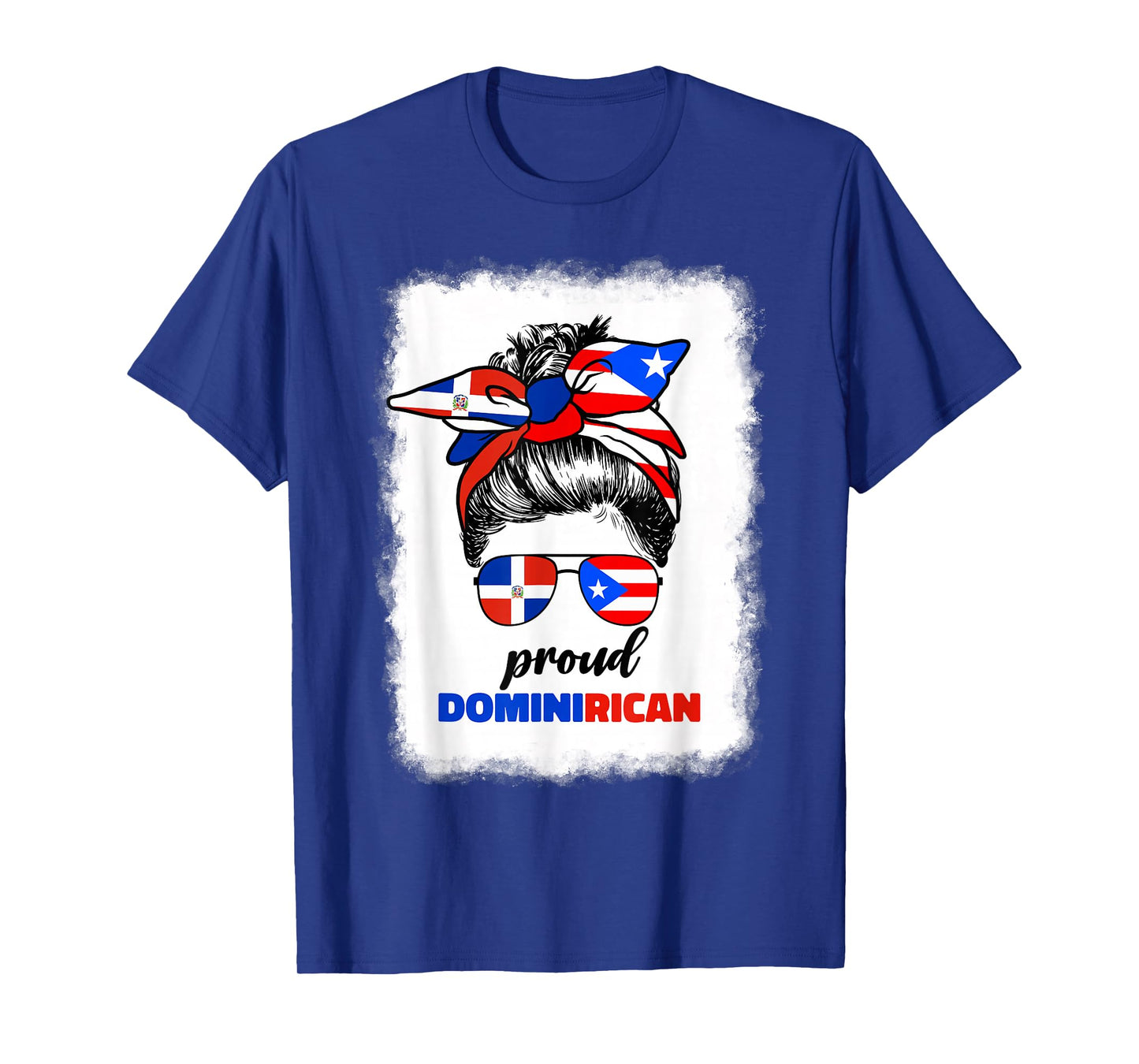 Half Dominican and Puerto Rican Rico Flag DominiRican Girl T-Shirt