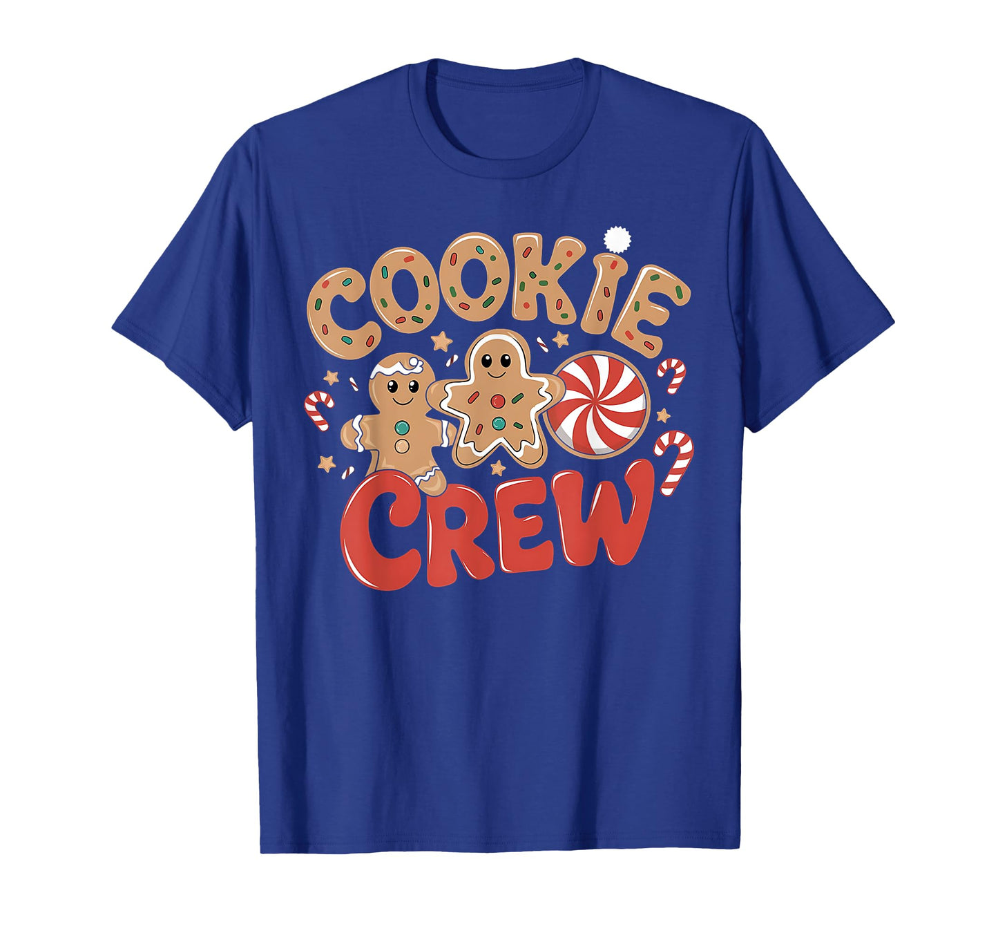 Cookie Crew Gingerbread Christmas Family Baking Team Holiday T-Shirt