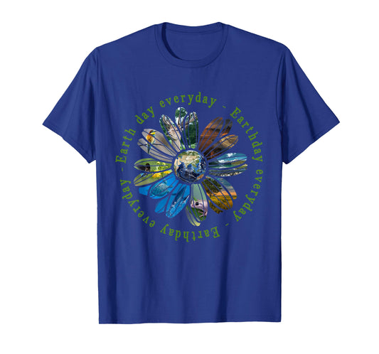 Funny Earth Day Everyday Sunflower Earth Animal Lovers T-Shirt