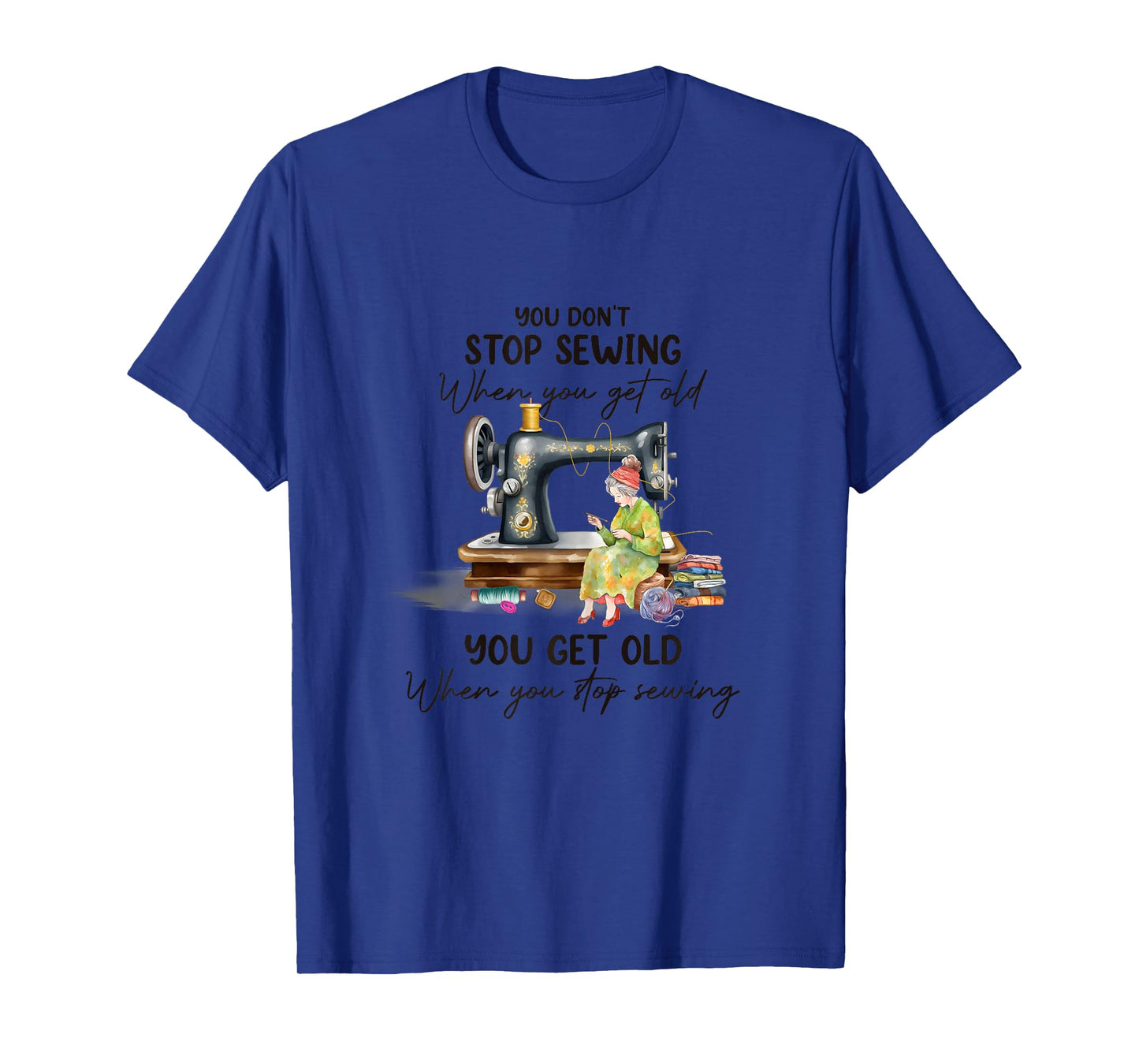 Quilting Yarn Graphic Design Seamstress Sewing Themed T-Shirt