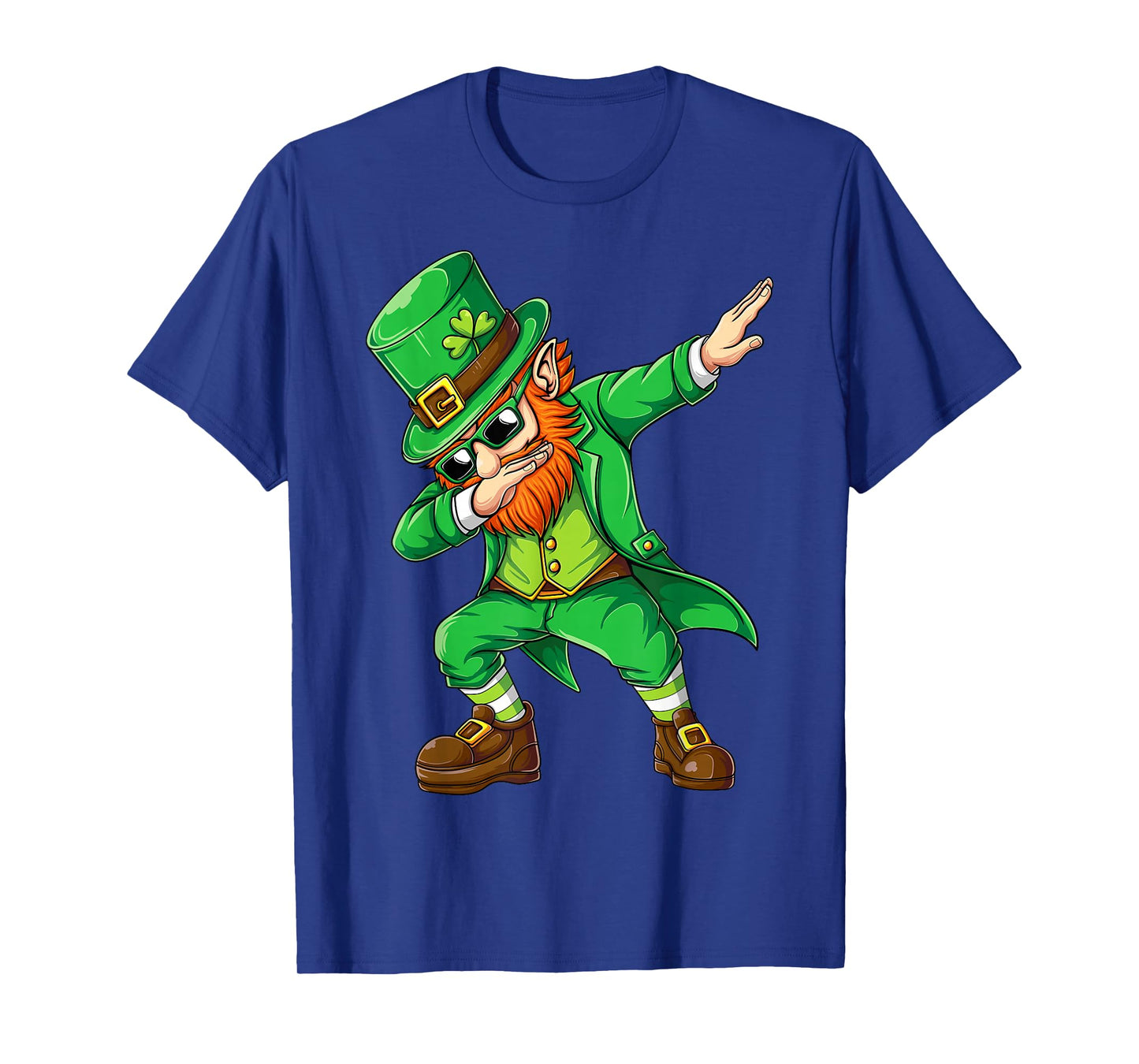 Dabbing Leprechaun Funny Gifts Men Kids Boys St Patricks Day T-Shirt