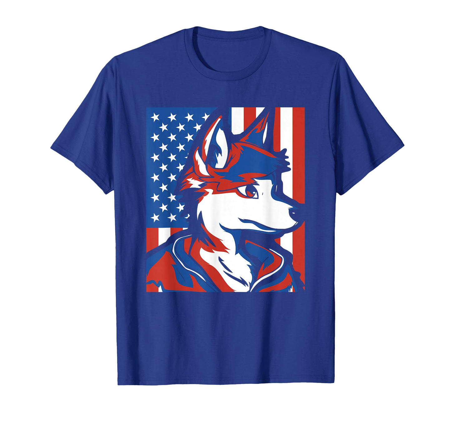 Furry Fandom Us Flag Cosplay Furs - Fursuiter Fursuits T-Shirt