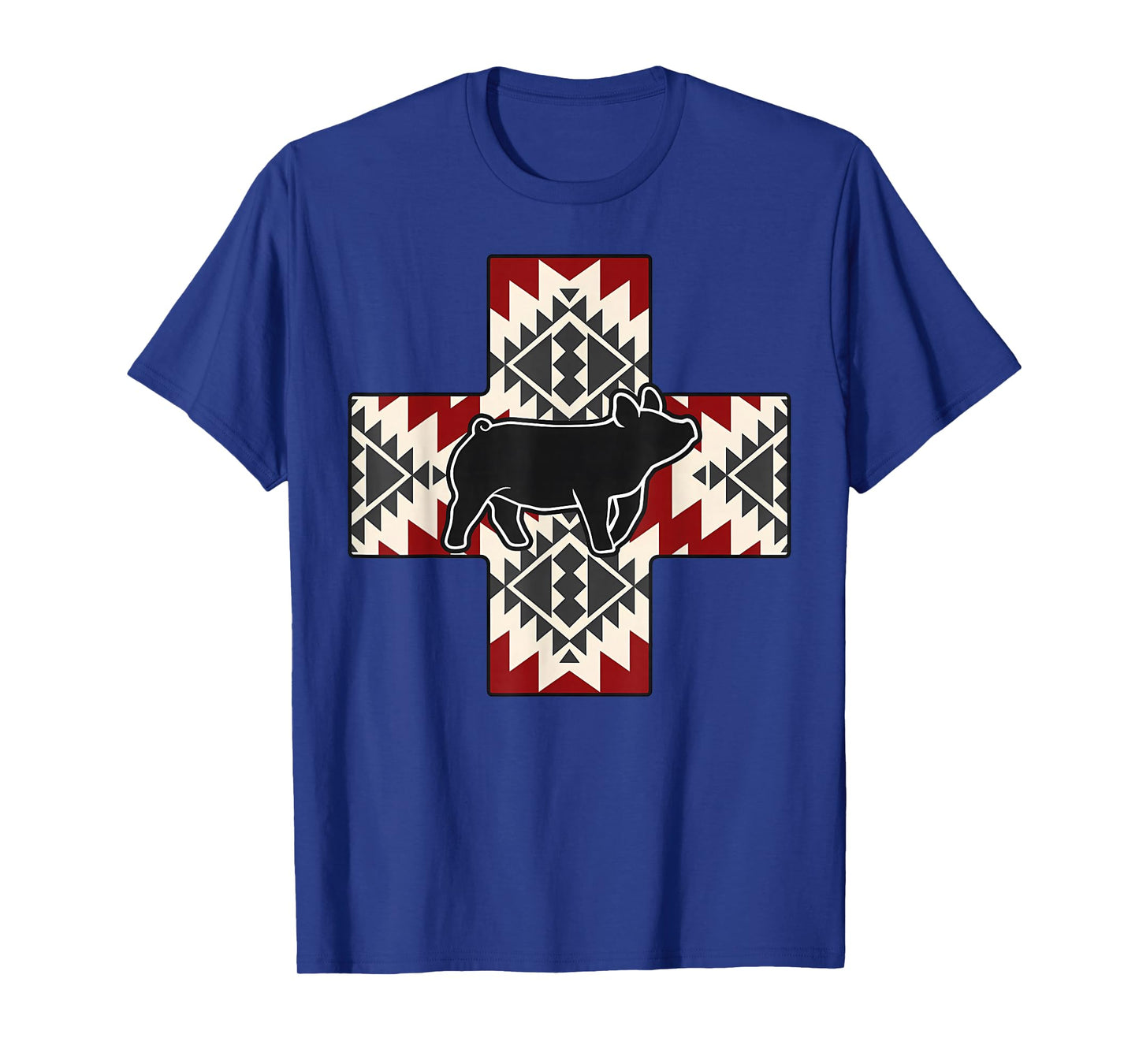Aztec Show Pig Livestock Pig Breeder Stock Show Mom Pig T-Shirt