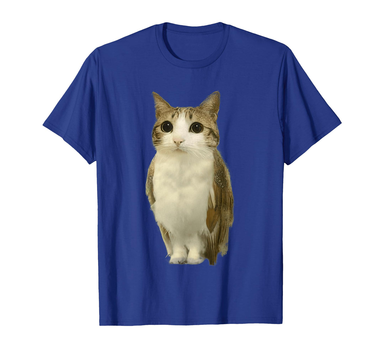 Cat Owl Cursed Internet Funny Brainrot Meowl Meme T-Shirt
