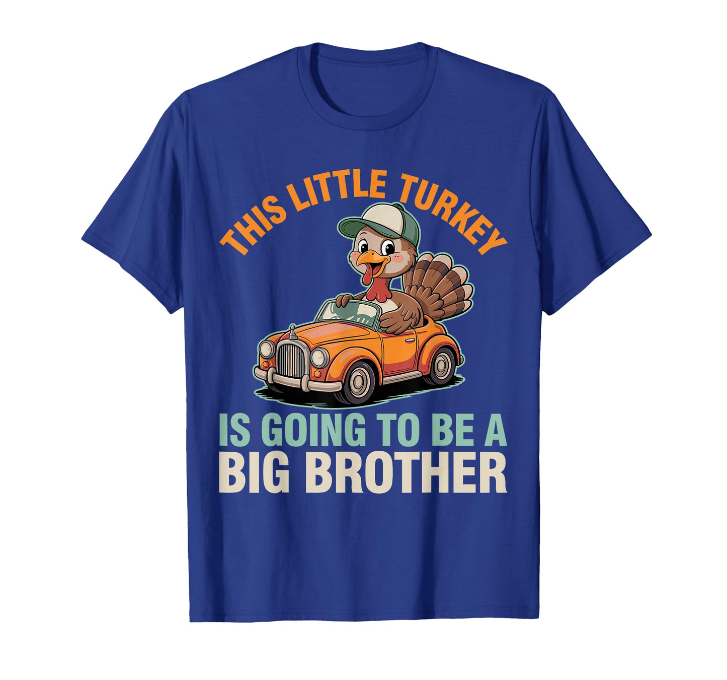 This Little Turkey is Going to Be A Big Brother Boys Fall T-Shirt