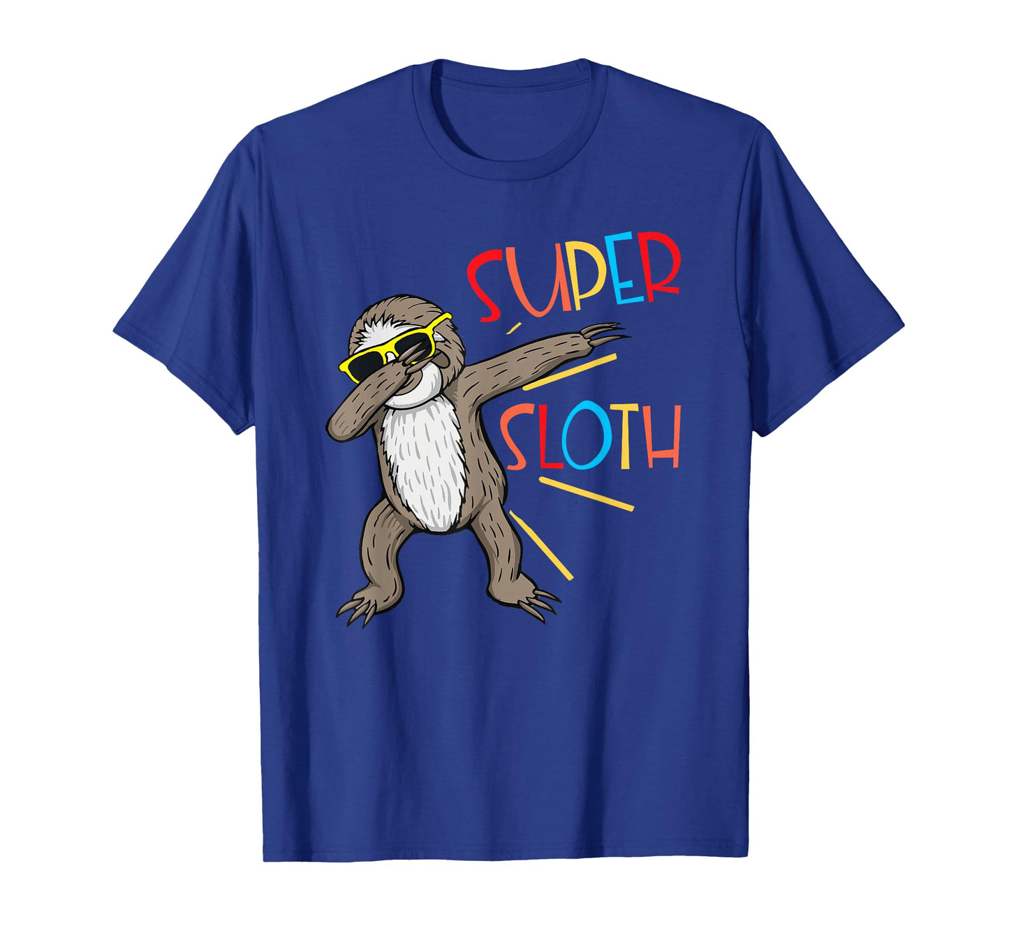 Funny Super Sloth Superhero Dabbing Dance Move Dab for Kids T-Shirt