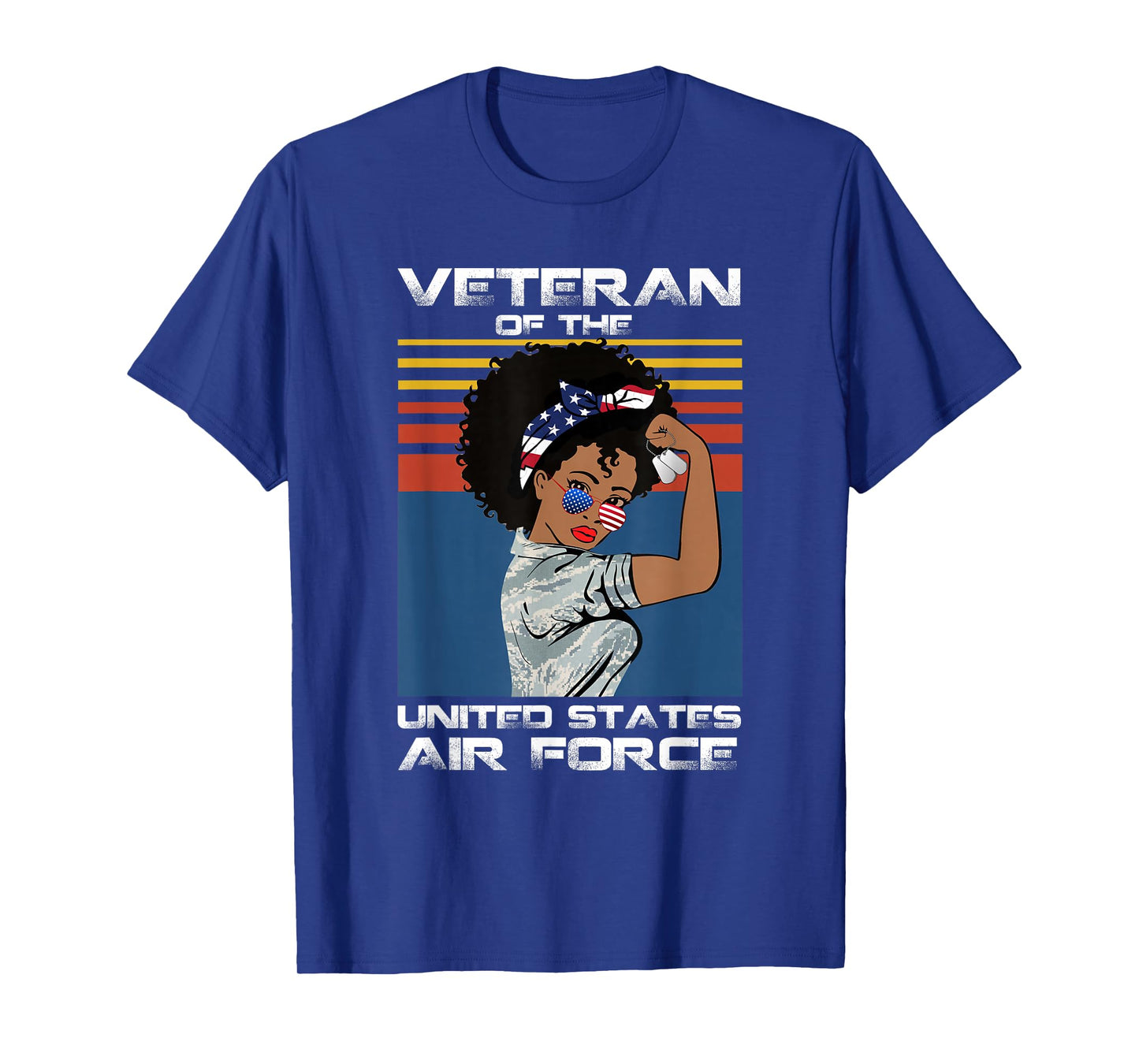 Female Veteran of The United States Air Force, USAF Veteran T-Shirt