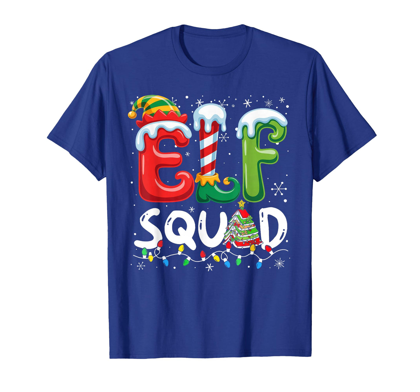 ELF Squad Funny Christmas ELF Student Teacher Men Women Kids T-Shirt