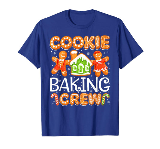Christmas Cookie Baking Crew Baker Funny Pajamas Family Xmas T-Shirt