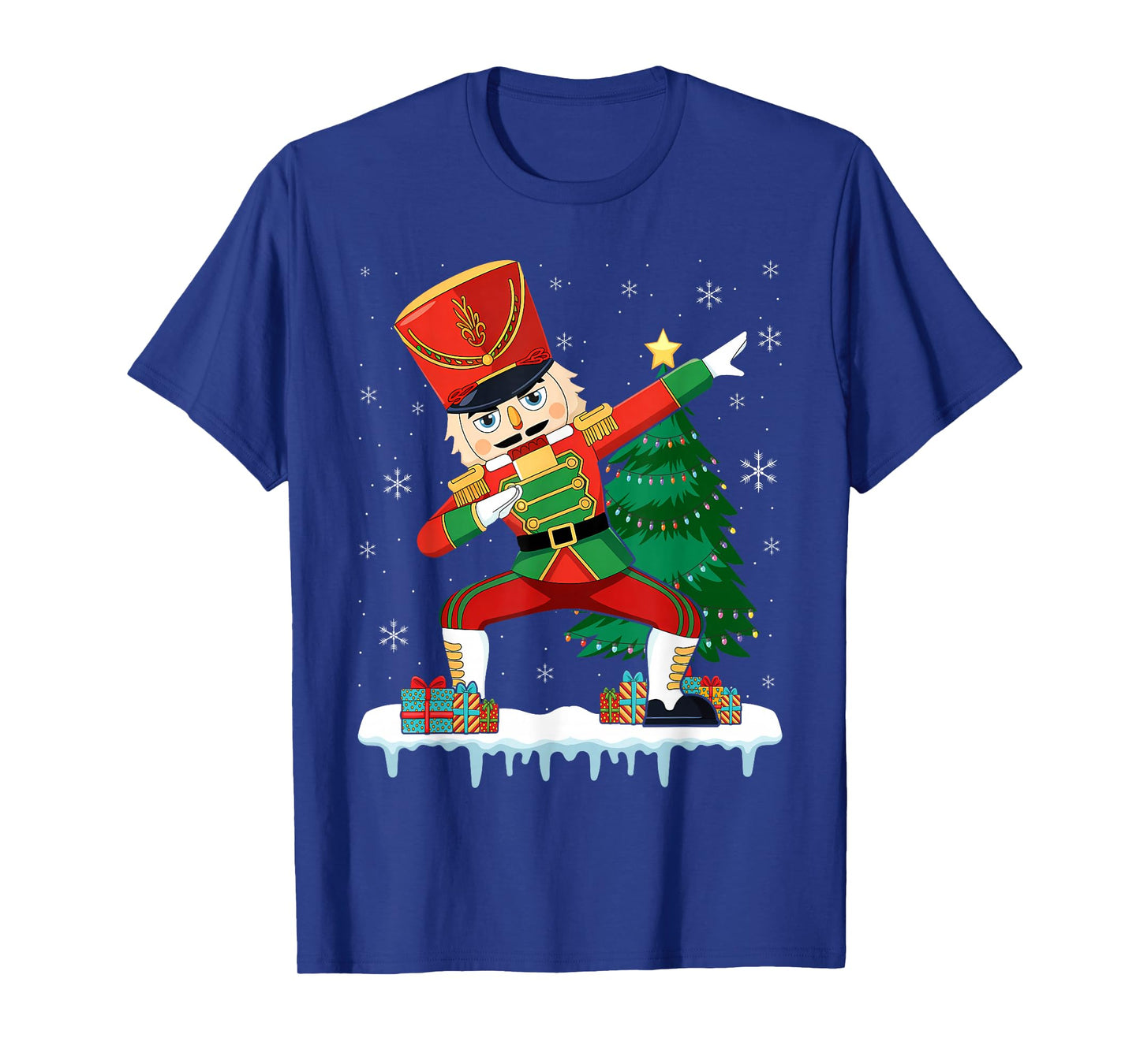 Dabbing Nutcracker Christmas Costume Matching Family Pajama T-Shirt