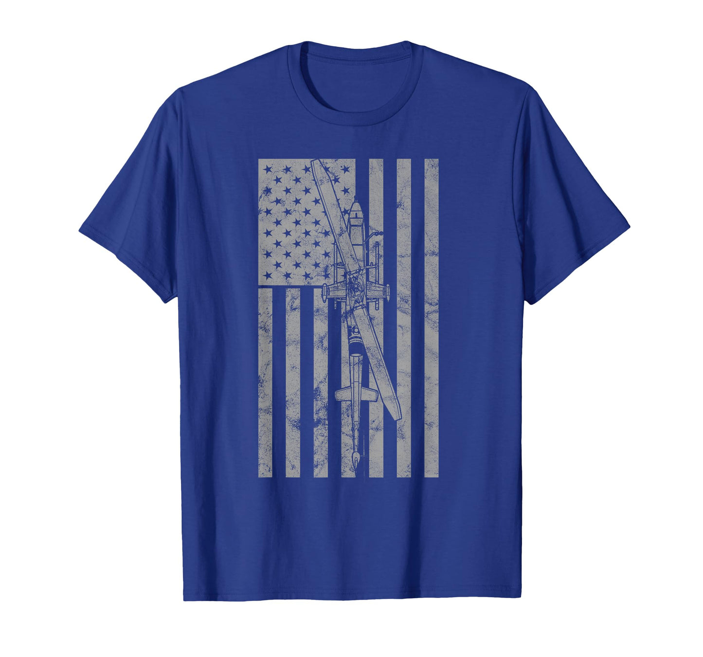AH-1 Cobra Attack Helicopter Military Vintage Flag T-Shirt T-Shirt
