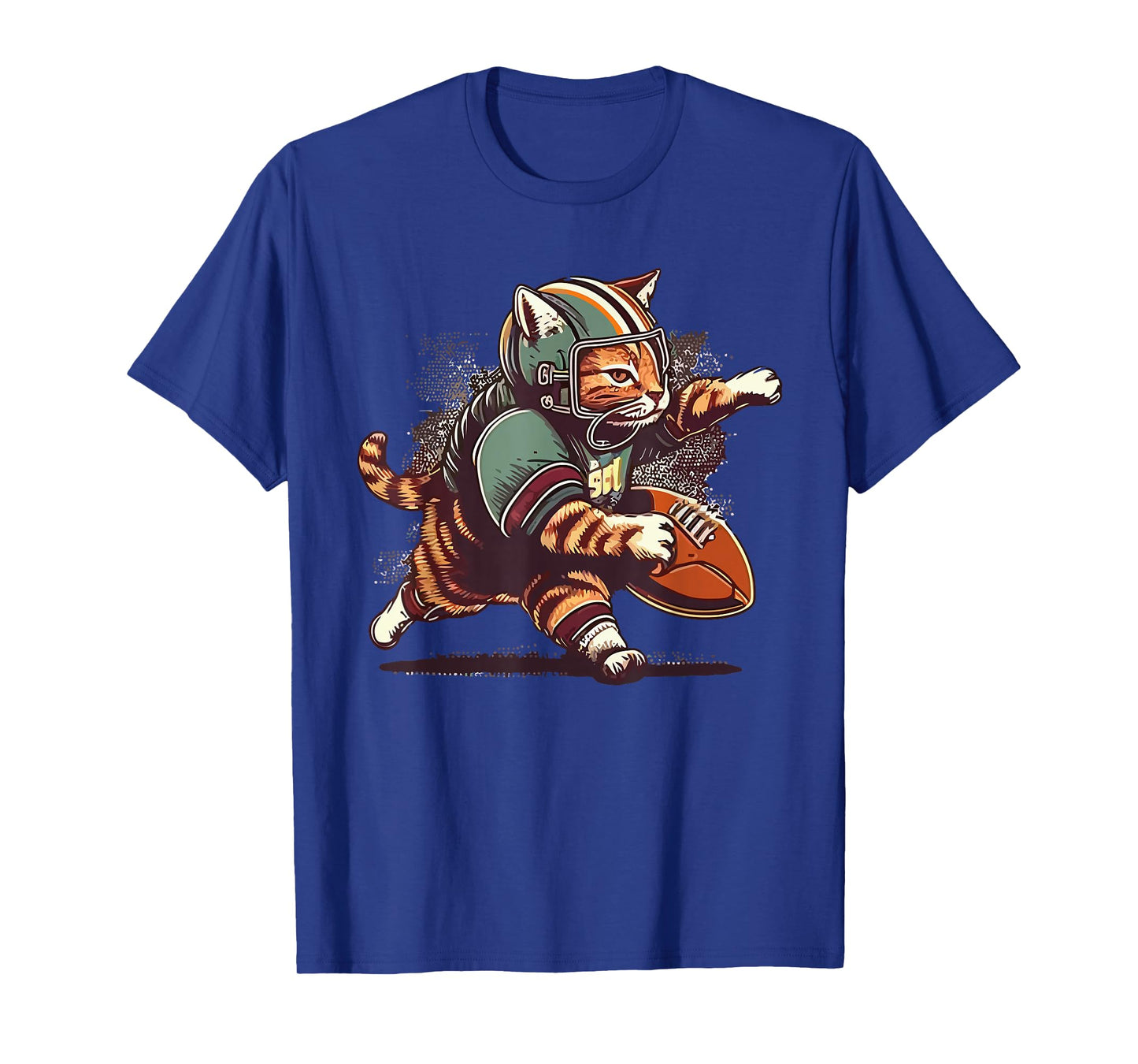 Cat Playing American Football T-Shirt
