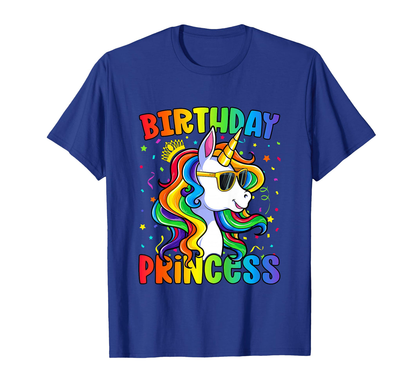 Birthday Princess Shirt Unicorn Birthday Girl T-Shirt