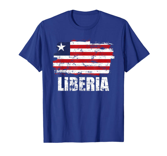 Cool Liberia Liberian Flag Pride T-Shirt