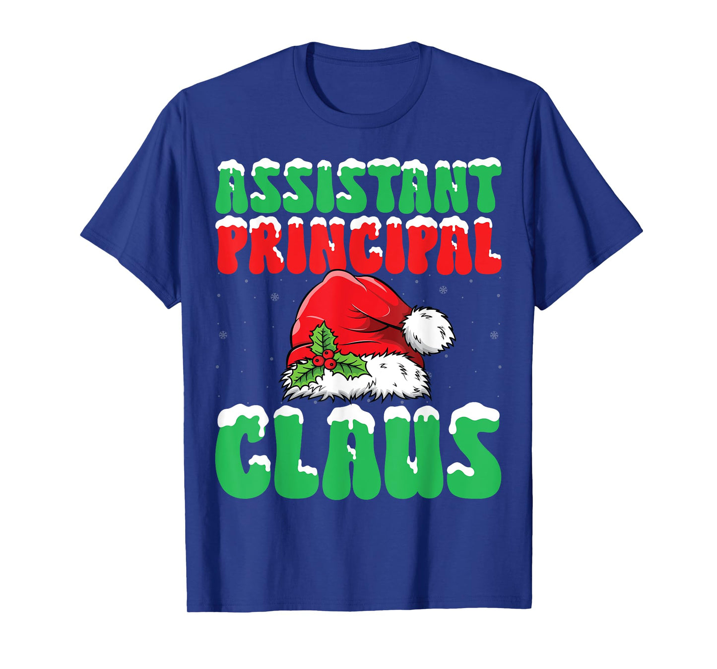 Assistant Principal Santa Claus Xmas School Worker Christmas T-Shirt