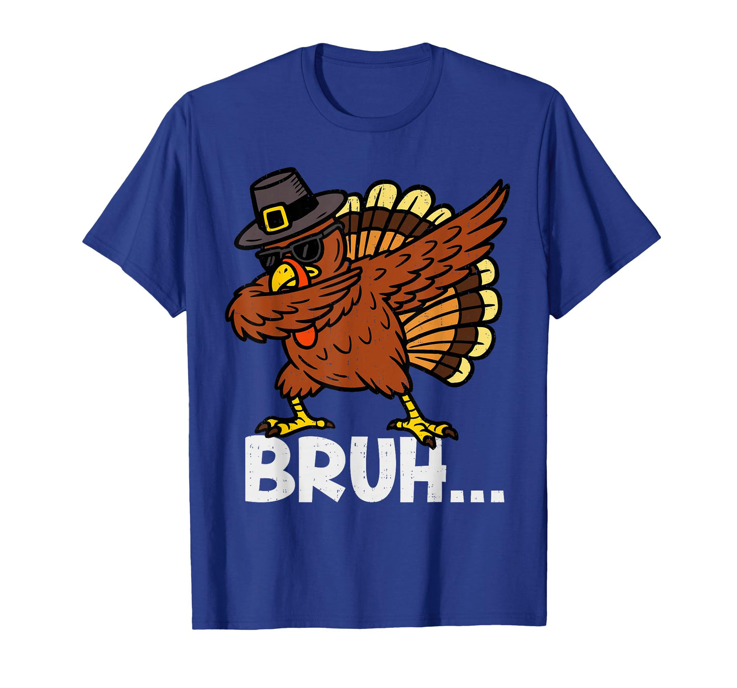 Funny Dabbing Turkey Dab Fall Thanksgiving Costume Teen Boys T-Shirt