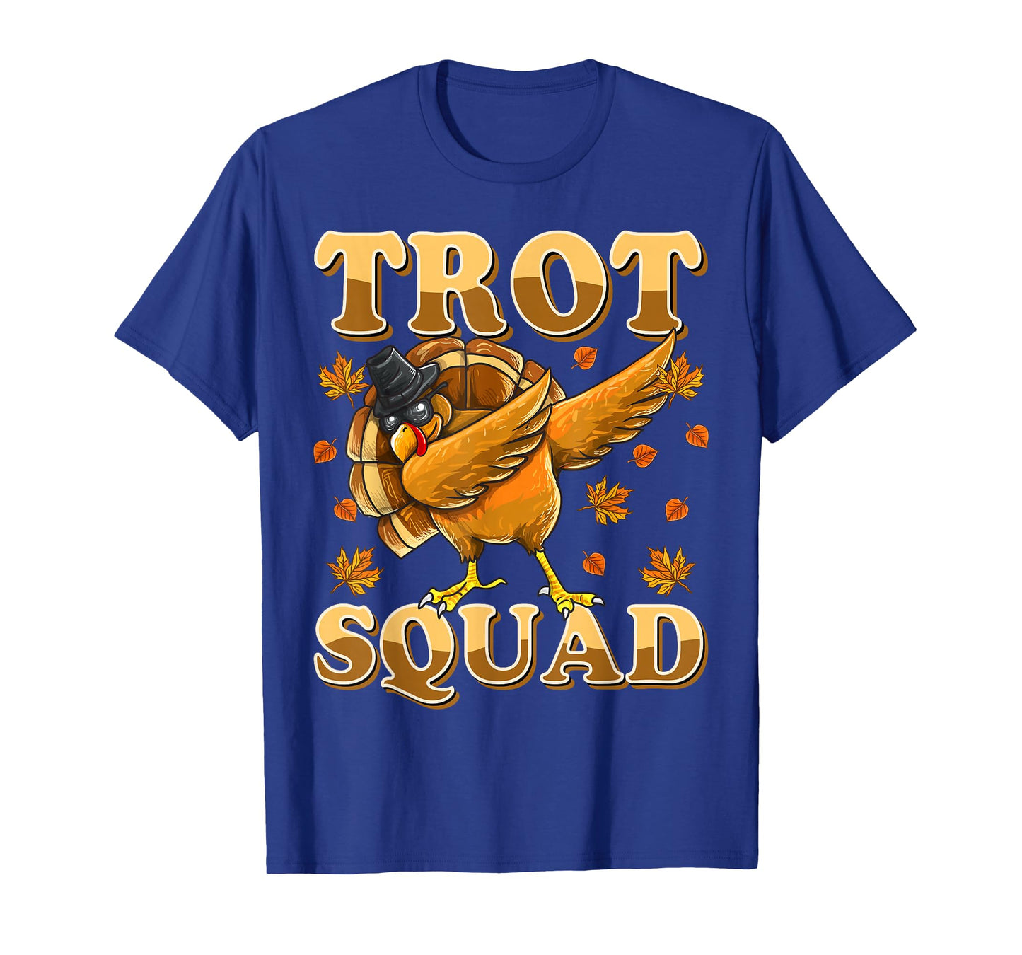 Trot Squad Tshirt Dabbing Turkey Marathon Running Matching T-Shirt