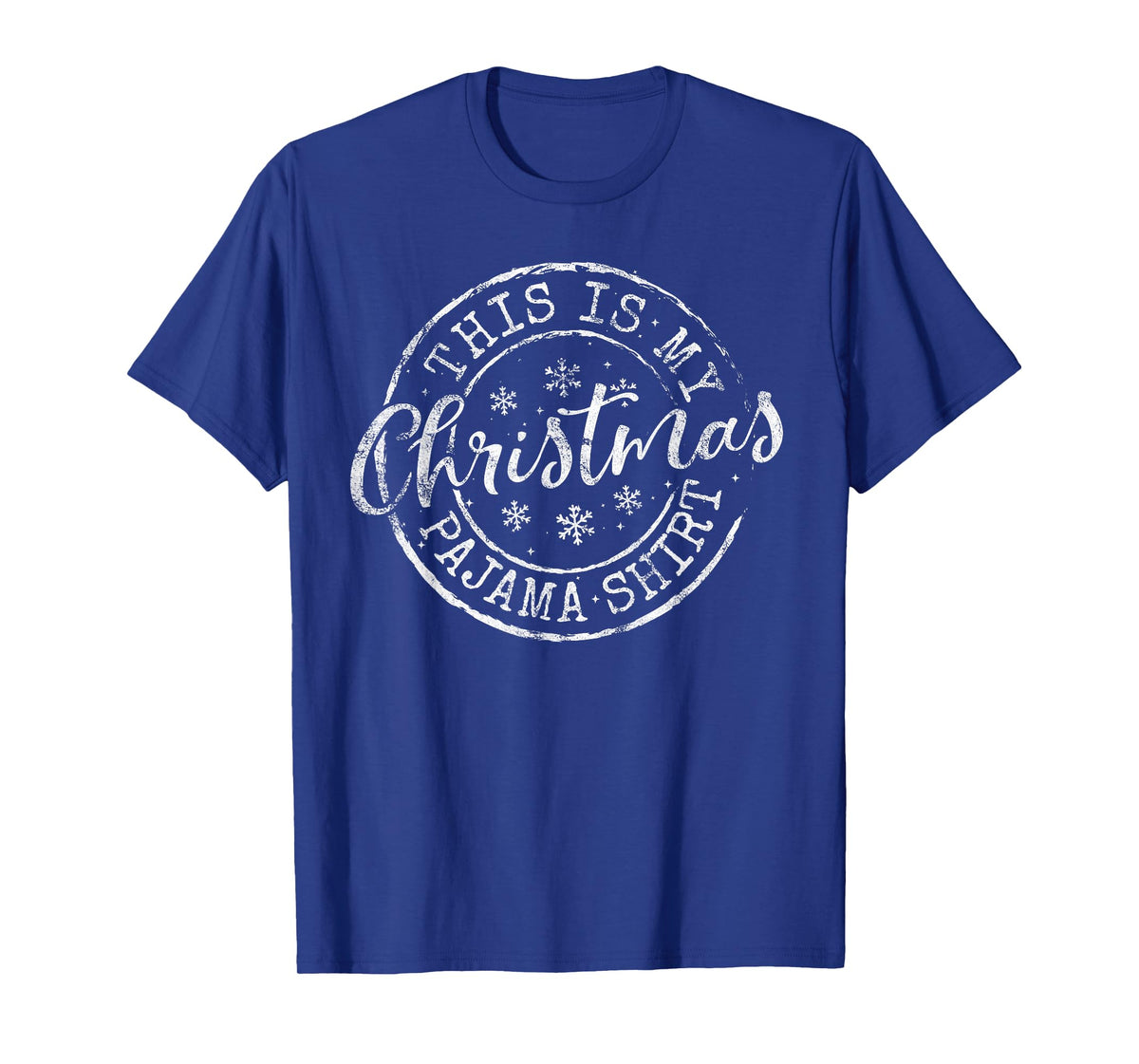This Is My Christmas Pajama Shirt Funny Xmas T-Shirt