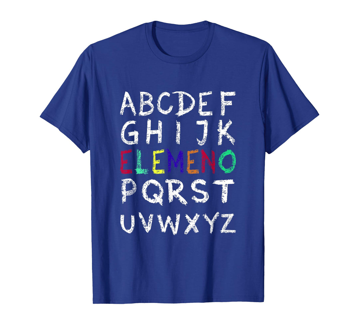 ELEMENO Alphabet-Funny Preschool Kindergarten-School Teacher T-Shirt