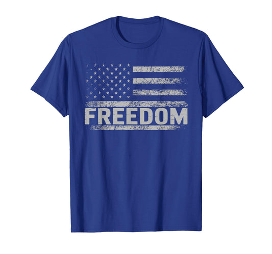 Patriotic Freedom Men Women T-Shirt