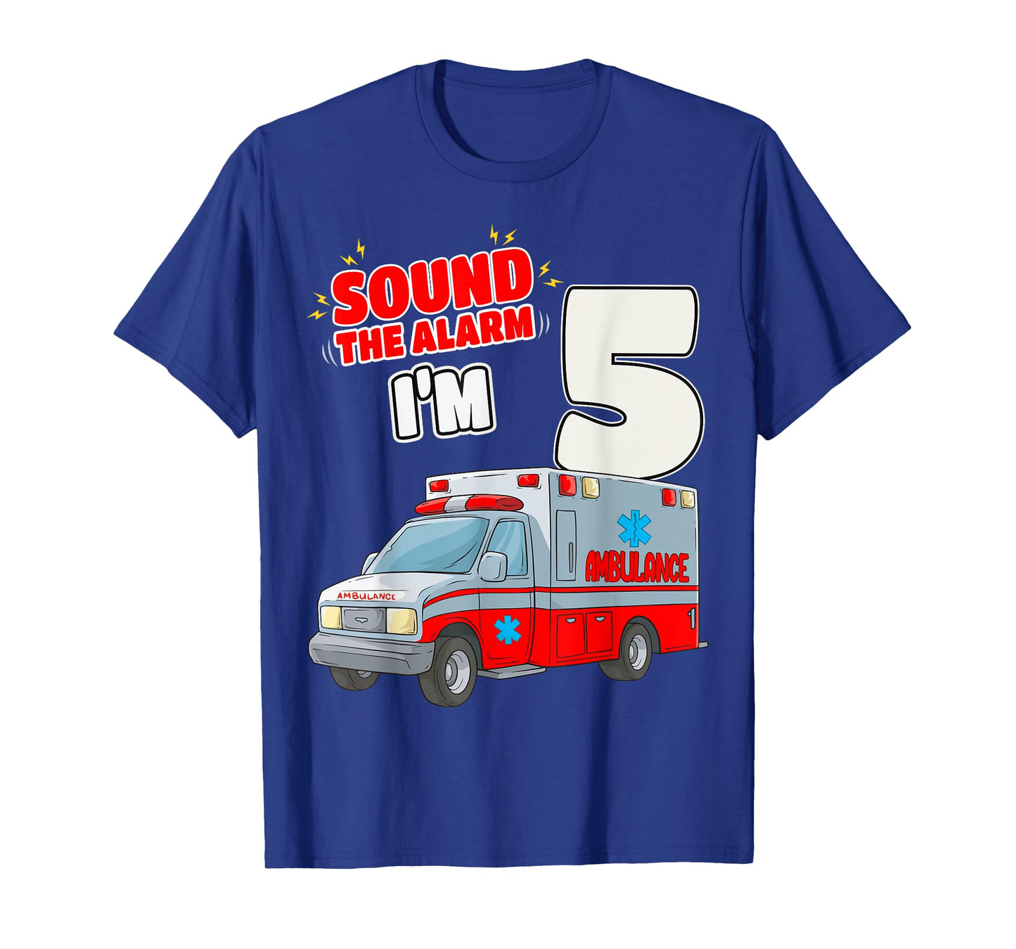 5th Birthday Medical Ambulance EMT 5 Years Old EMS Paramedic T-Shirt