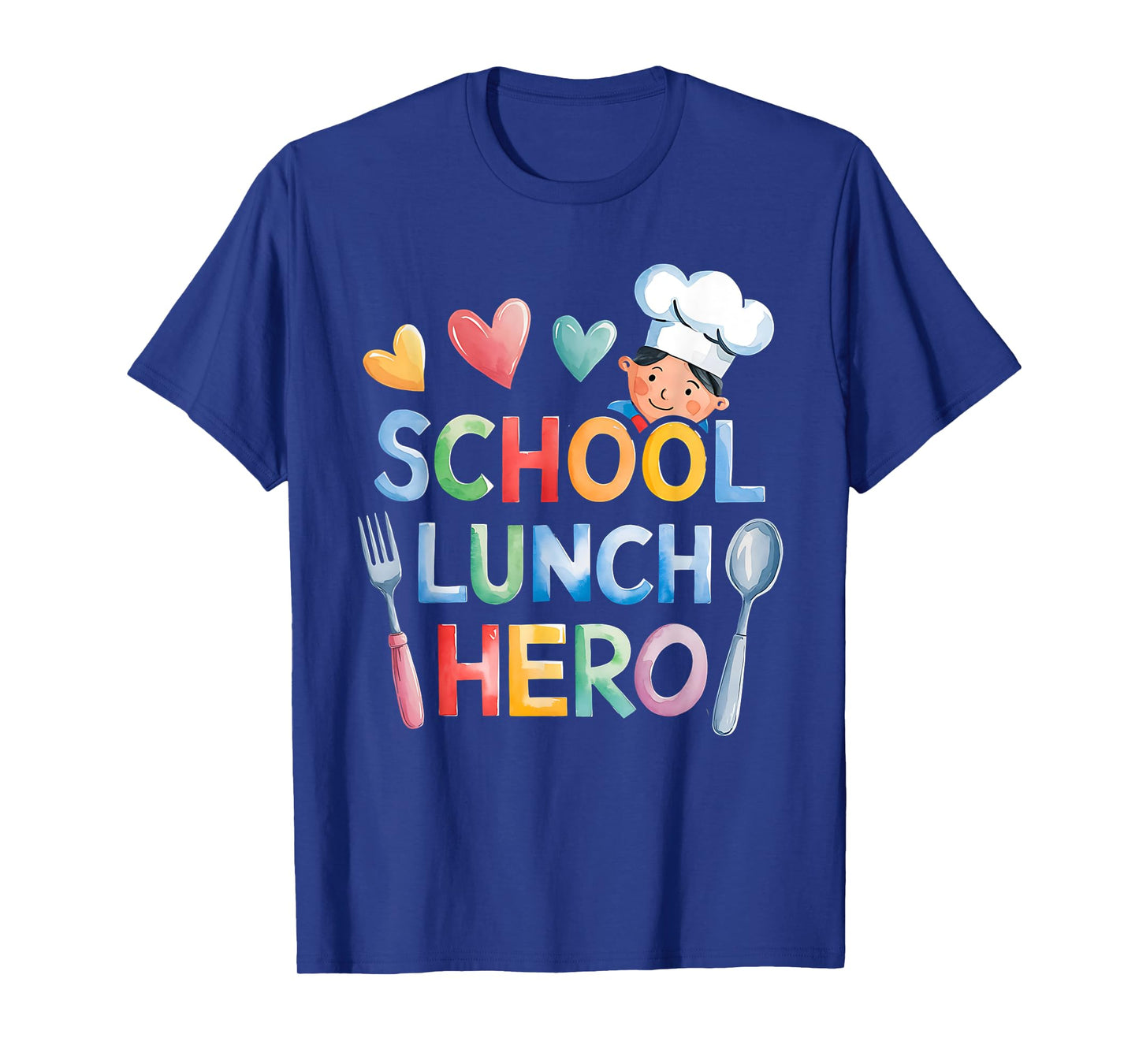 Cute Lunch Hero Squad a Cafeteria worker School lunch hero T-Shirt