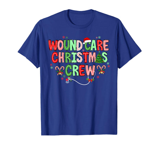 Christmas Wound Care Nurse Crew Wound Nursing NP RN Xmas T-Shirt