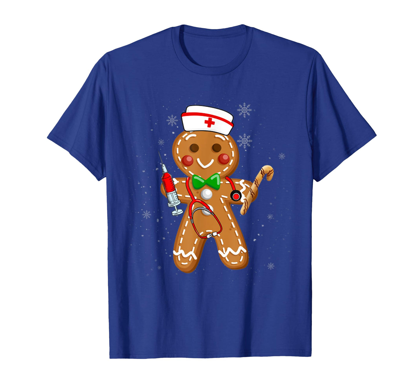 Christmas Gingerbread Nurse Cookie Costume Baking Xmas T-Shirt