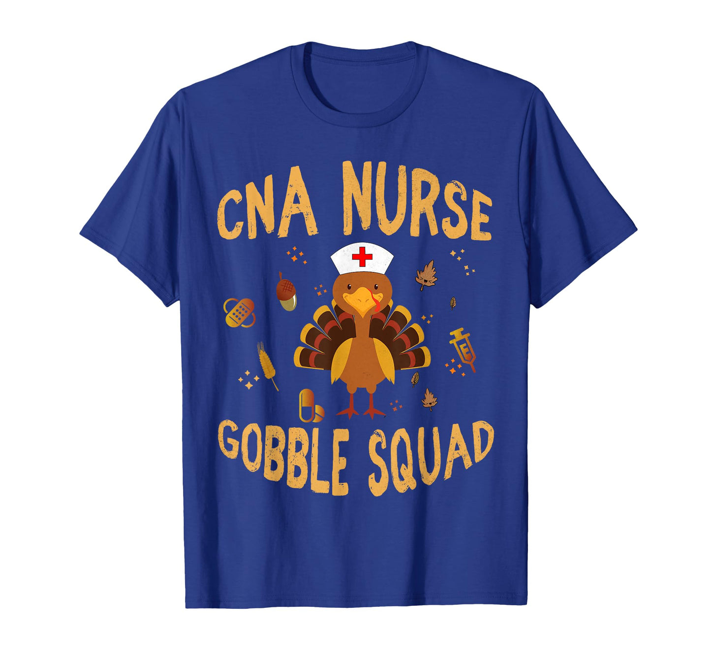 CNA Nurse Gobble Squad Funny Turkey Thanksgiving Day T-Shirt