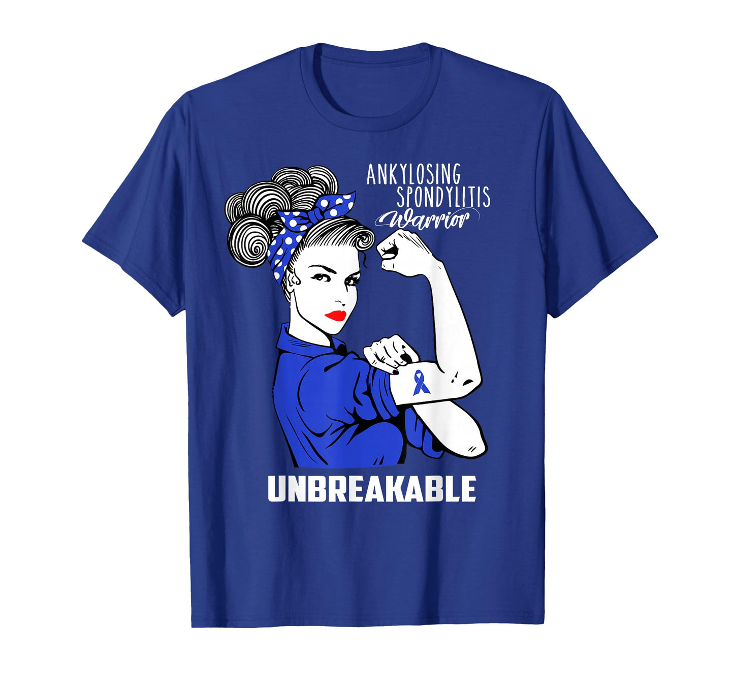 Ankylosing Spondylitis Warrior Unbreakable Shirt Awareness T-Shirt