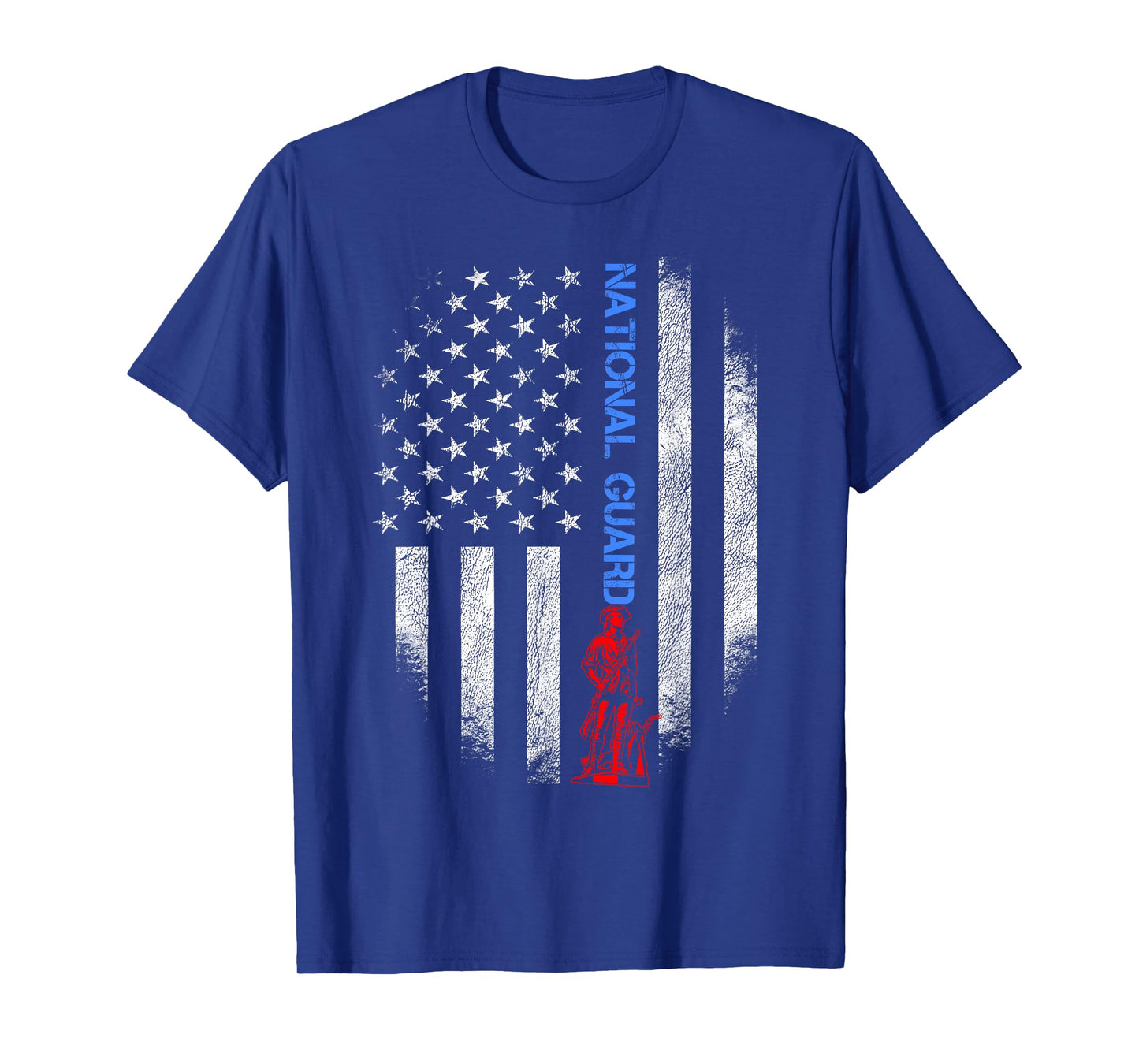 US National Guard US Flag Always Ready Always There Army T-Shirt