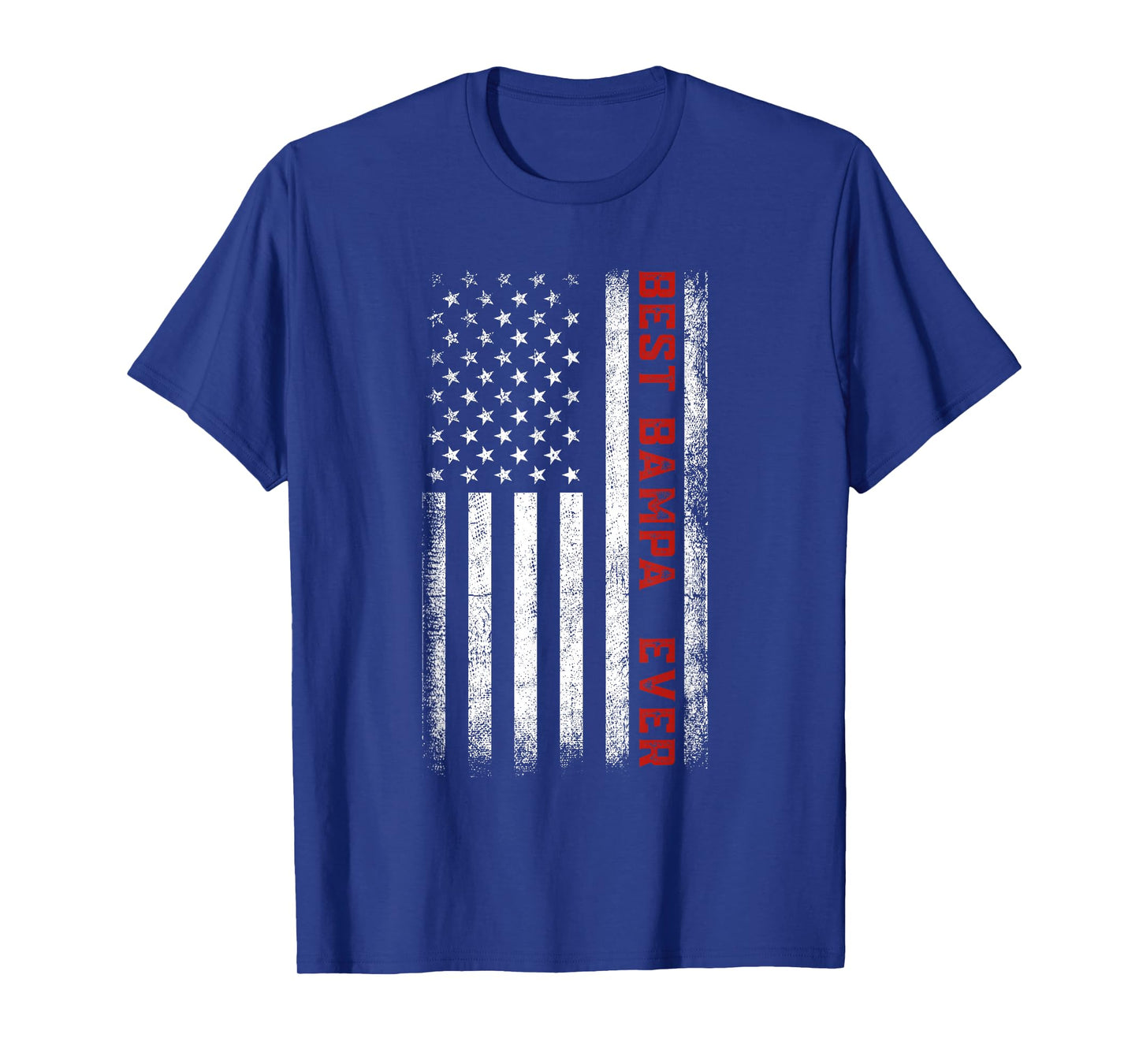 Best Bampa Ever American Flag Patriotic Bampa Father's Day T-Shirt
