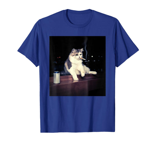 Cool Cat Fun Night Cat Lovers Humor T-Shirt