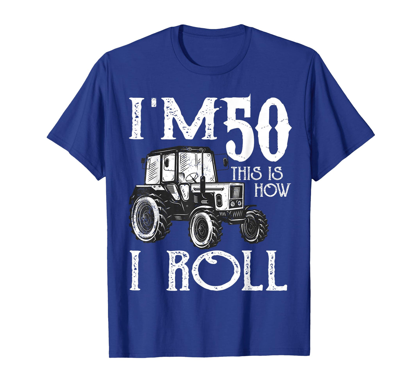 50th Birthday Tractor Farmer Rancher Funny 50 years old gift T-Shirt